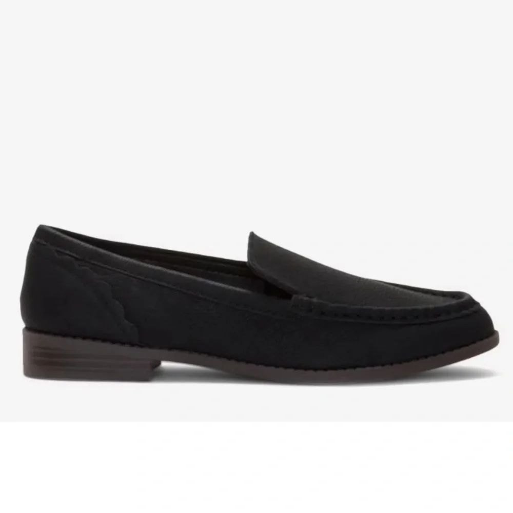 LUCKY BRAND 🖤 LP-EDRICA Black Leather Loafer Women’s 8.5 M Slip On‎ Shoes